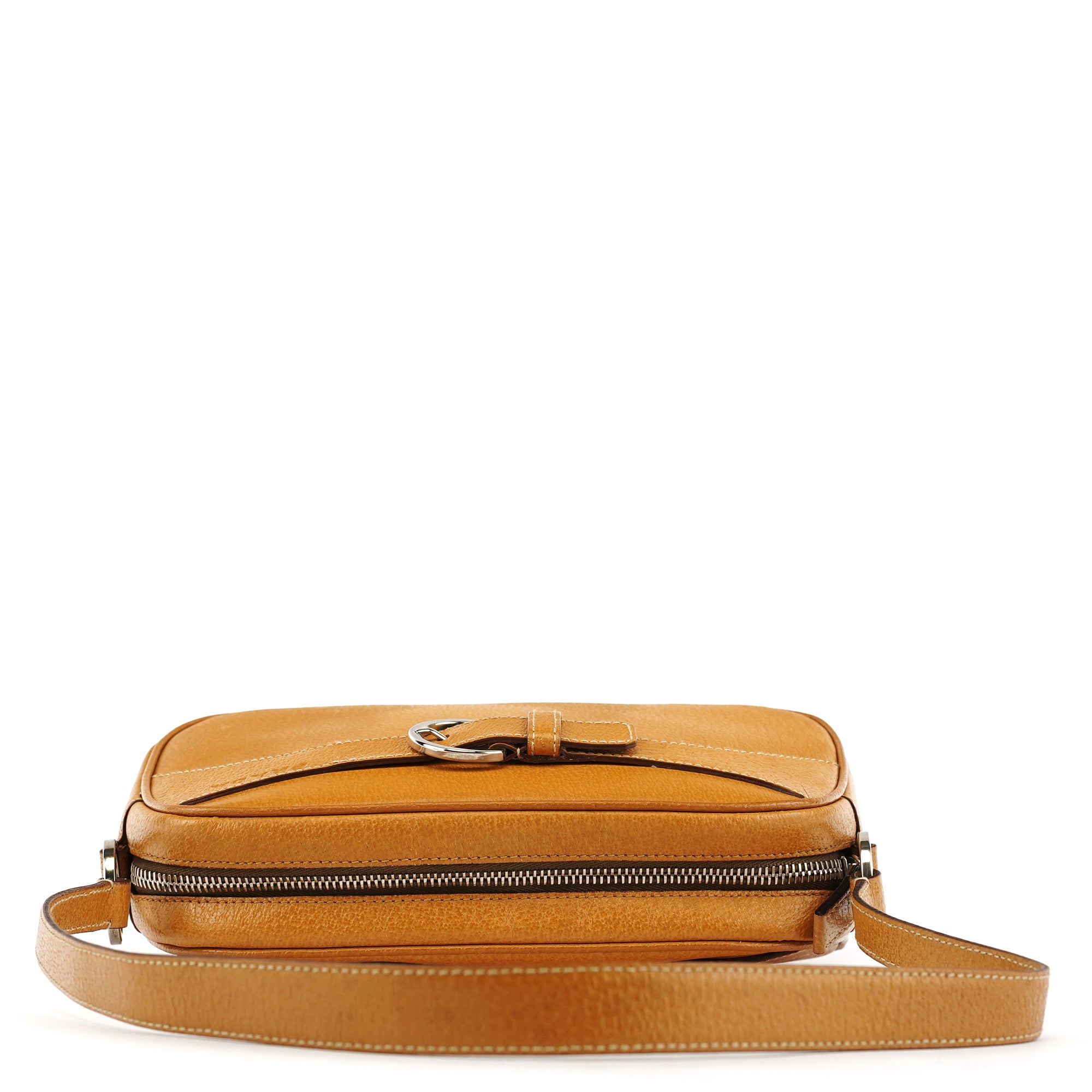 Spring 2000 Beige Leather Shoulder Bag