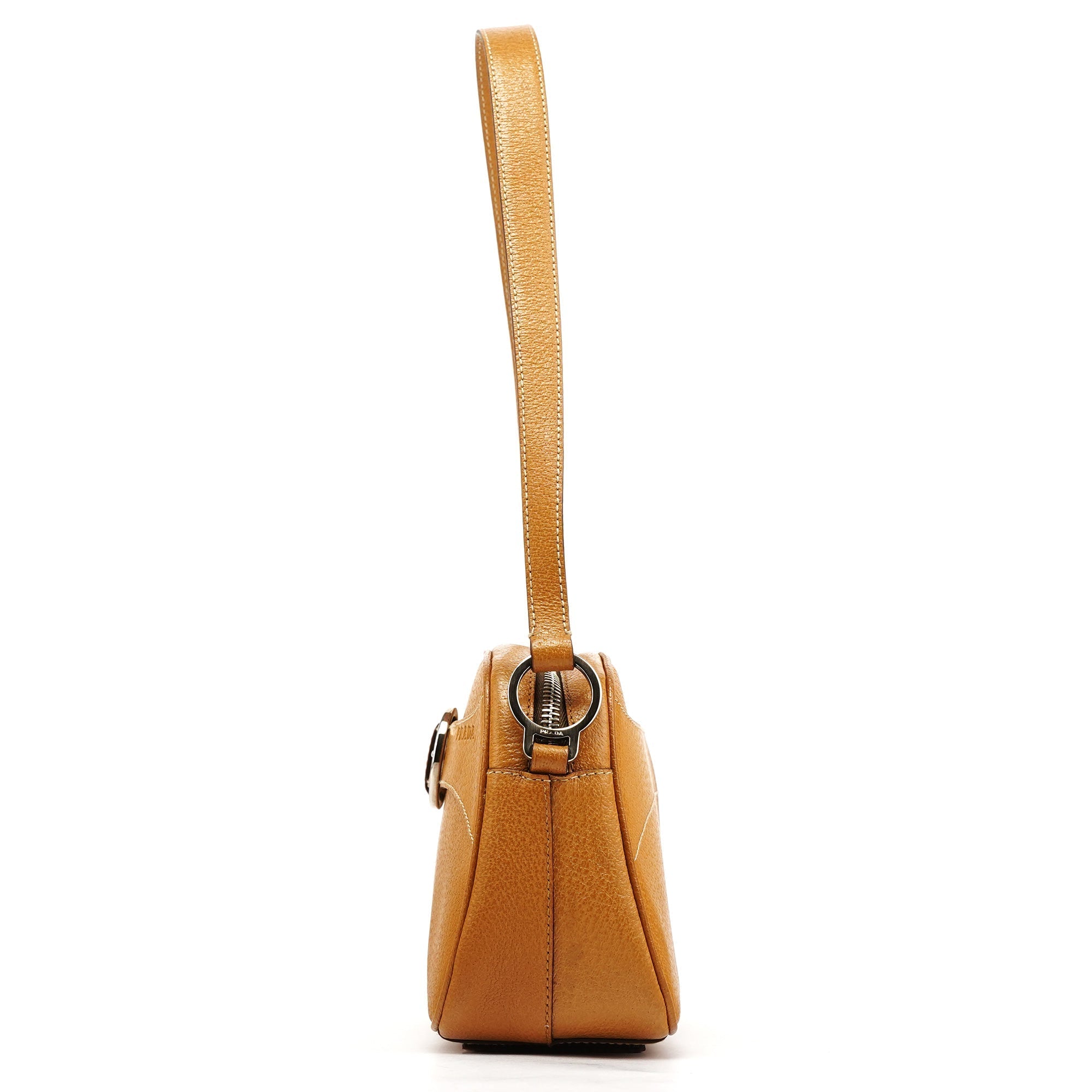 Spring 2000 Beige Leather Shoulder Bag