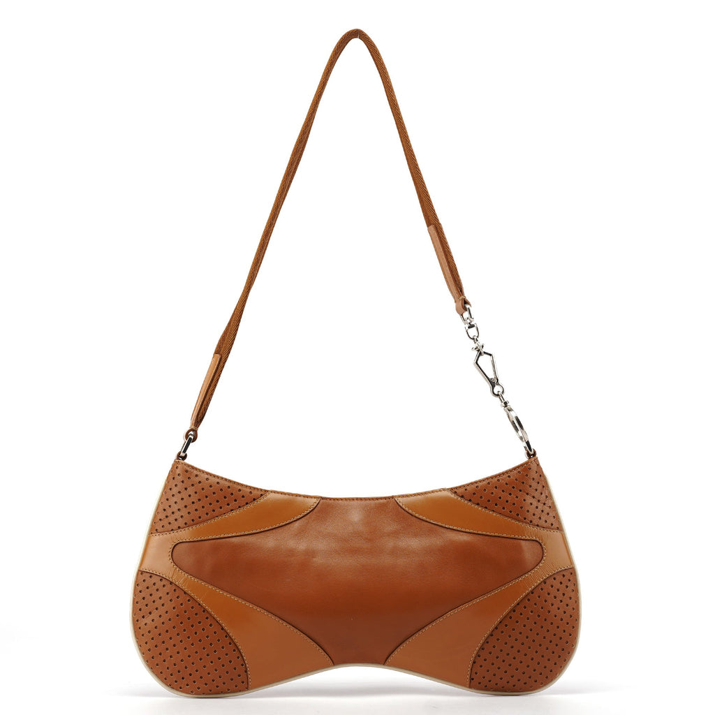 Spring 2000 Brown Calfskin Mini Hobo Bag