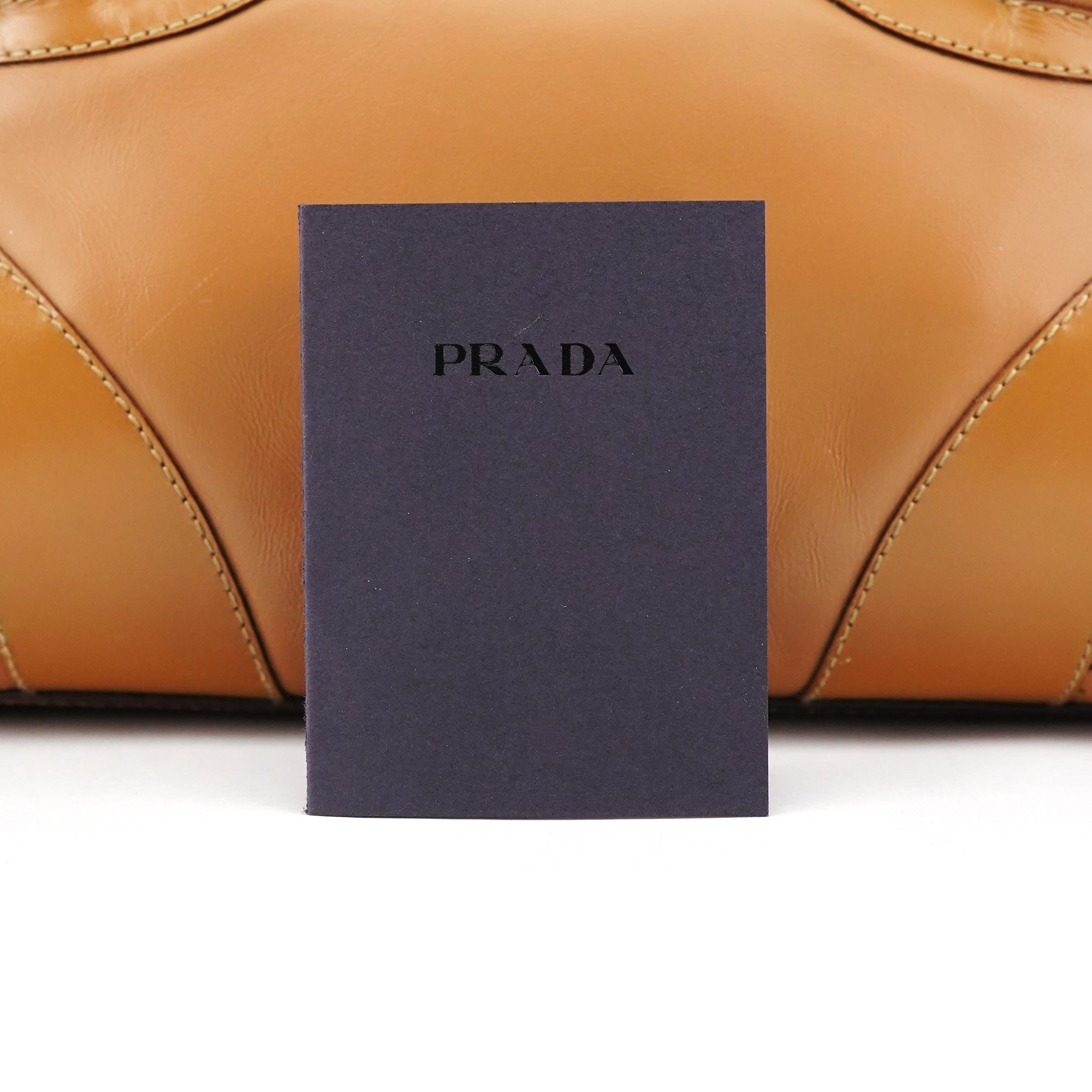 Spring 2000 Light Brown Calfskin Bowling Bag