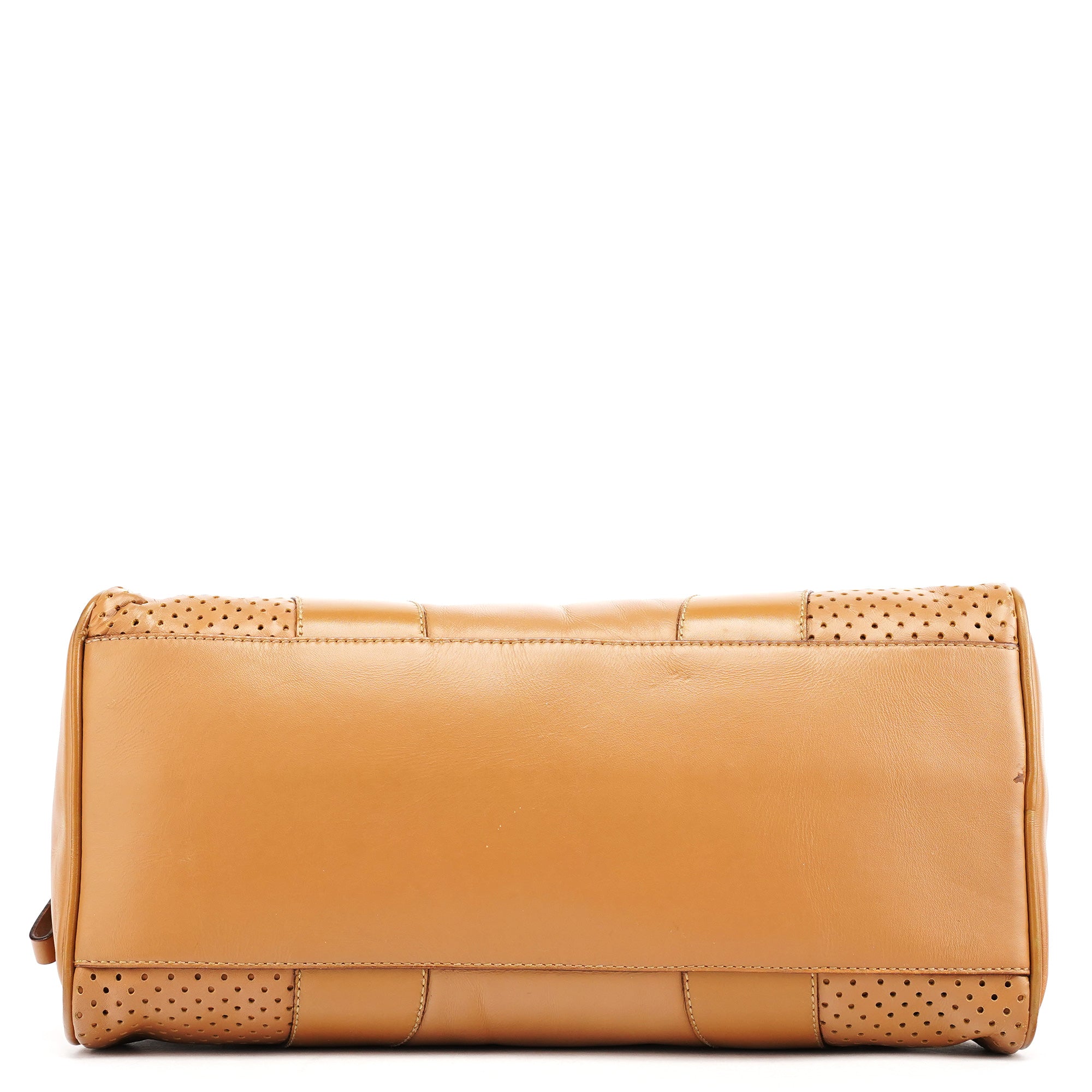 Spring 2000 Light Brown Calfskin Bowling Bag