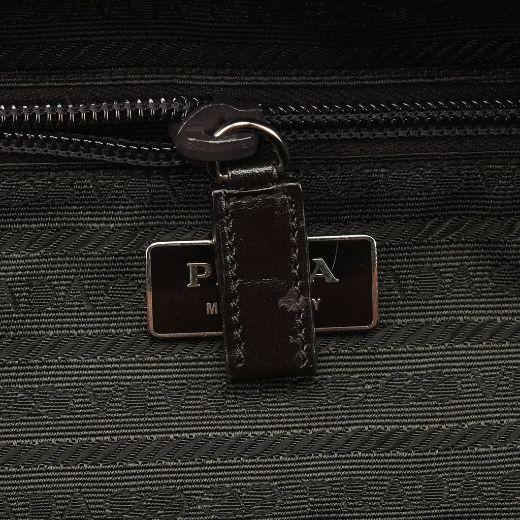Spring 2000 Light Brown Leather Bowling Bag