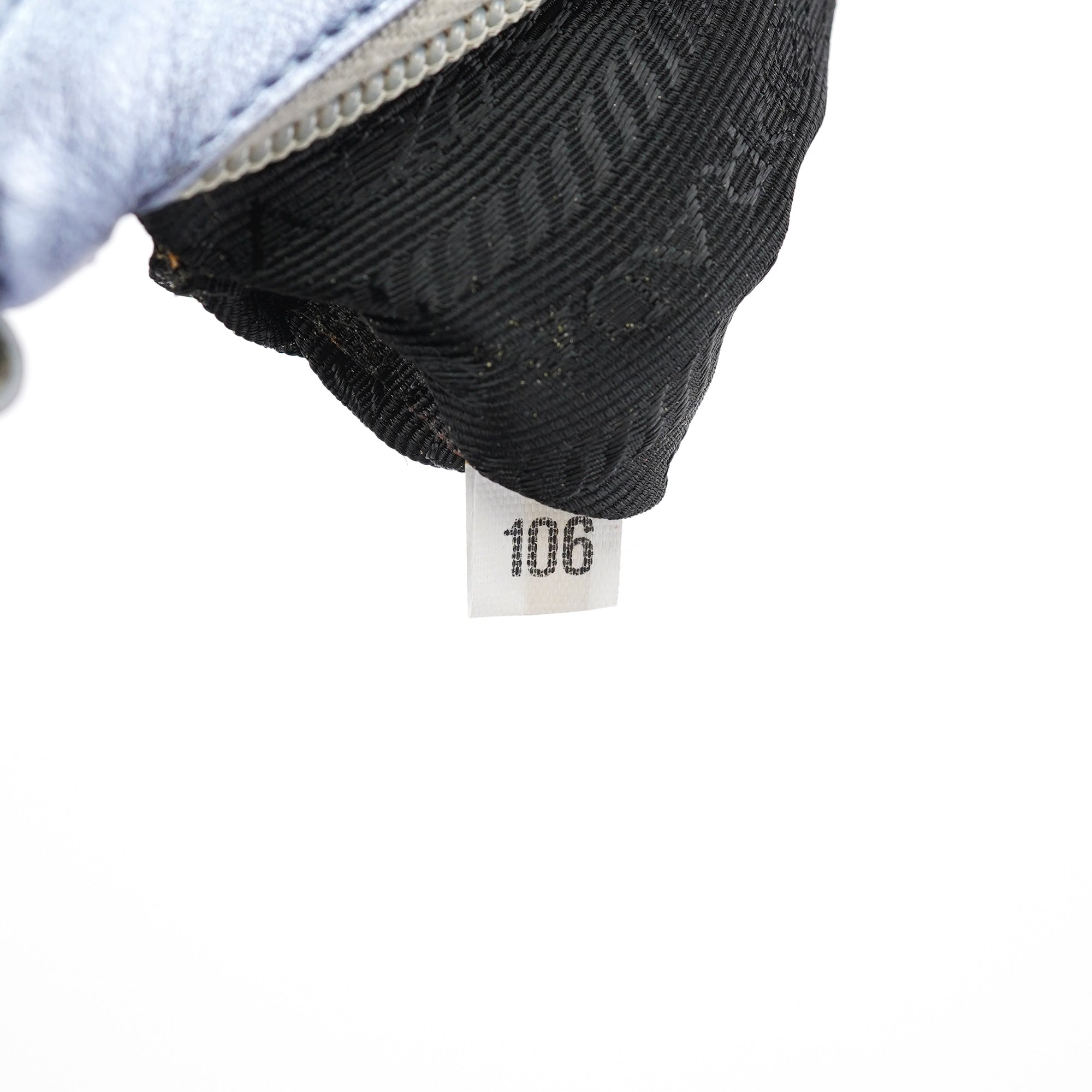 Spring 2000 Metallic Blue Quilted Mini Bag