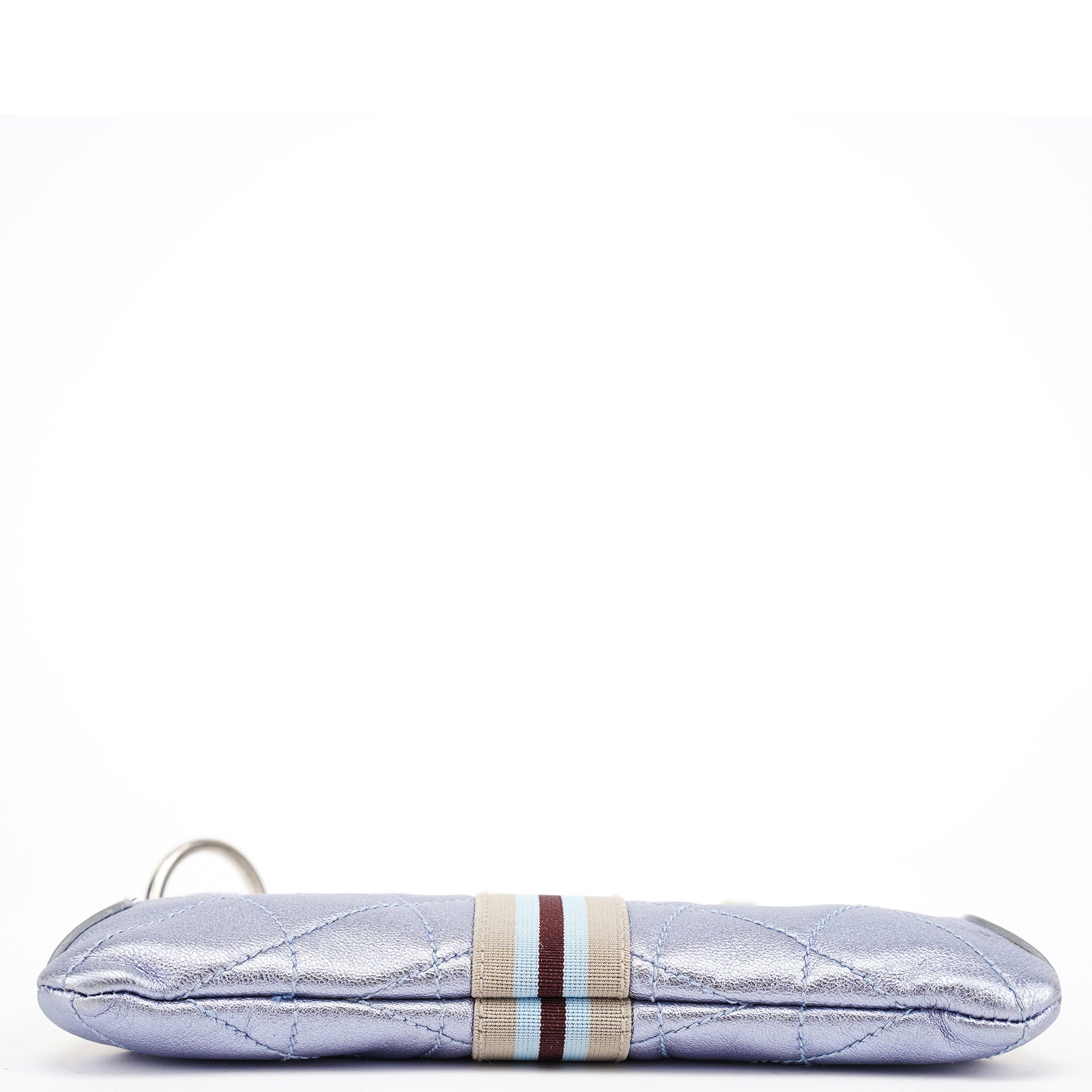 Spring 2000 Metallic Blue Quilted Mini Bag