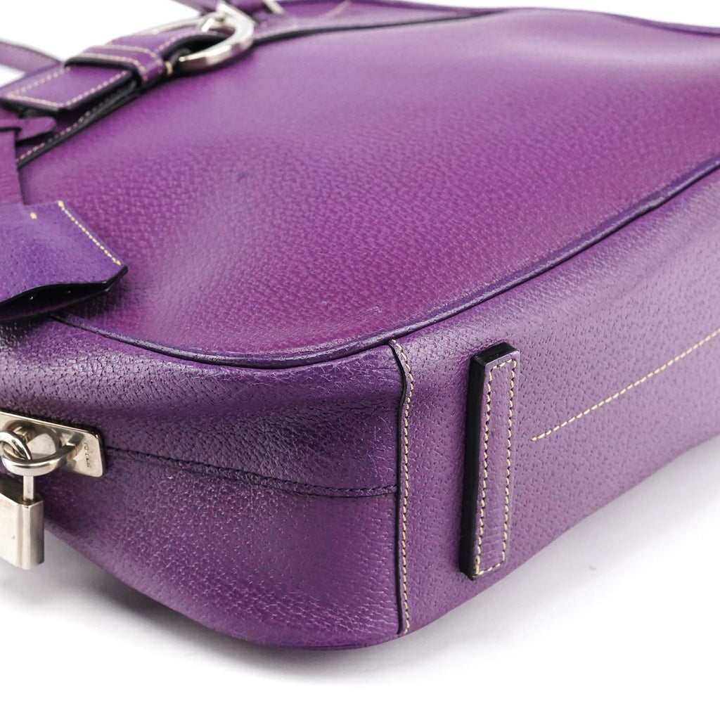 Spring 2000 Purple Leather Bowling Bag