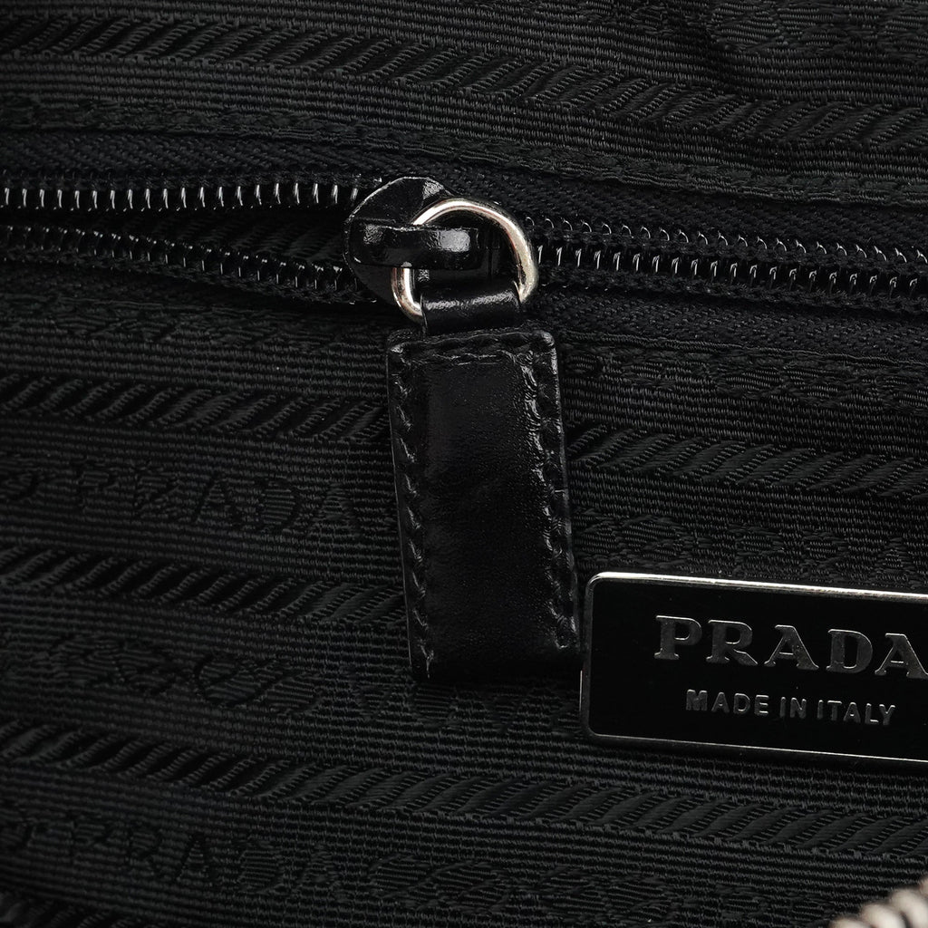 Spring 2000 Purple Leather Bowling Bag