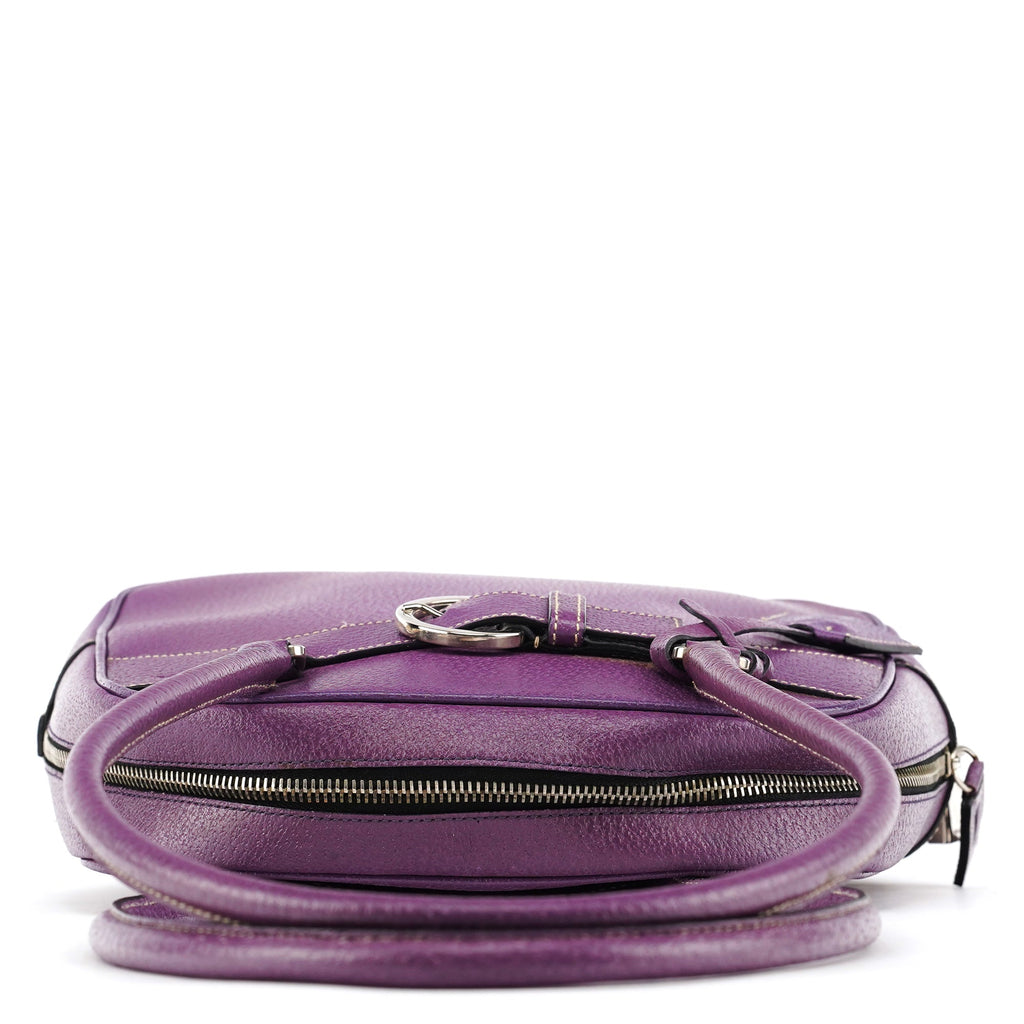 Spring 2000 Purple Leather Bowling Bag