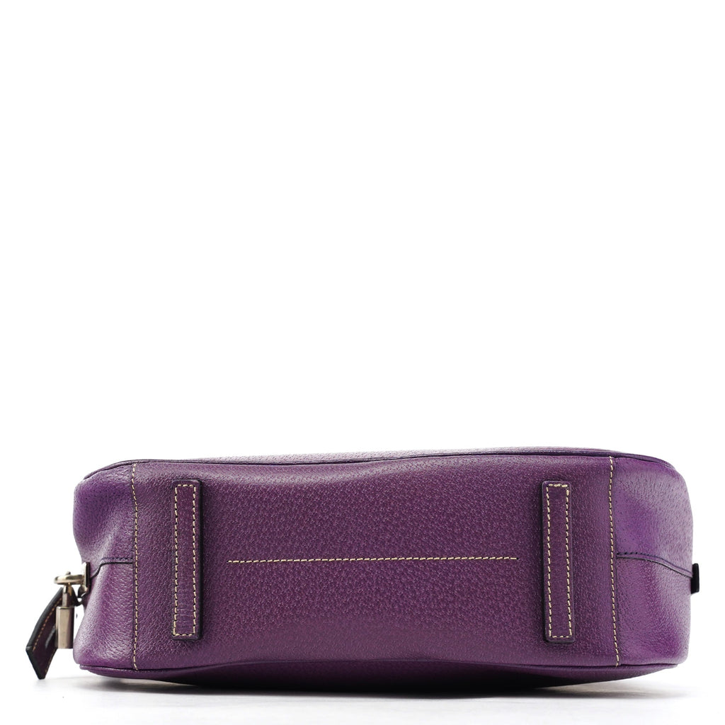 Spring 2000 Purple Leather Bowling Bag