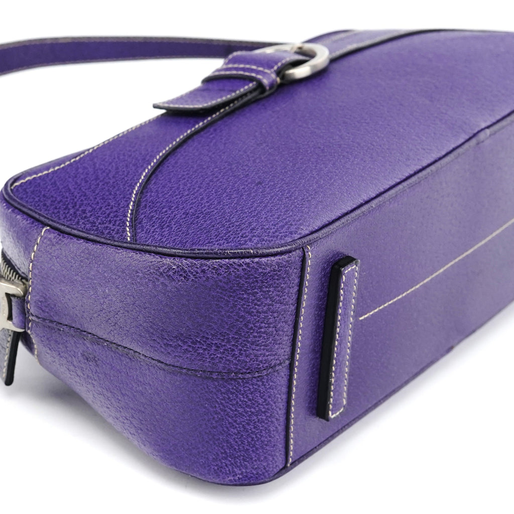 Spring 2000 Purple Leather Shoulder Bag