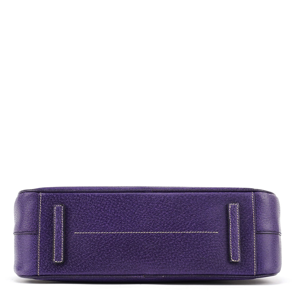 Spring 2000 Purple Leather Shoulder Bag