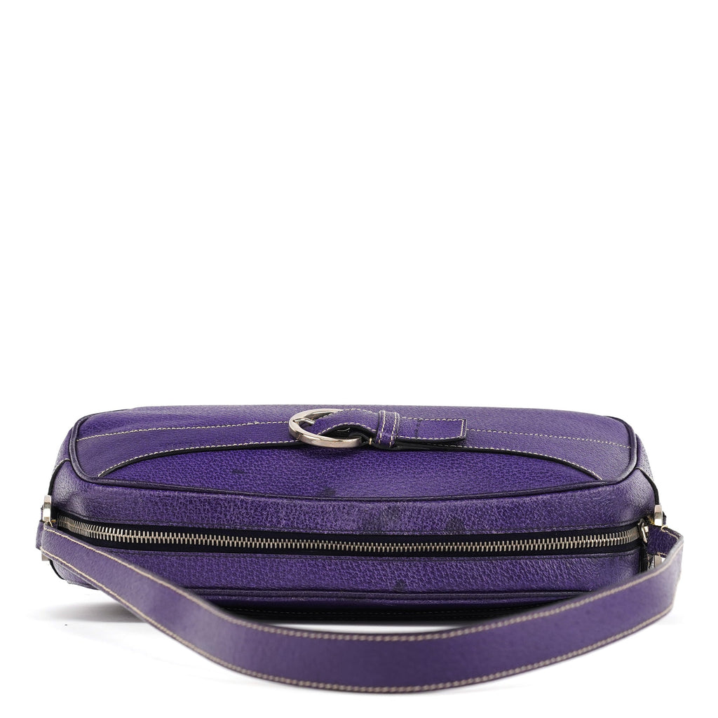 Spring 2000 Purple Leather Shoulder Bag