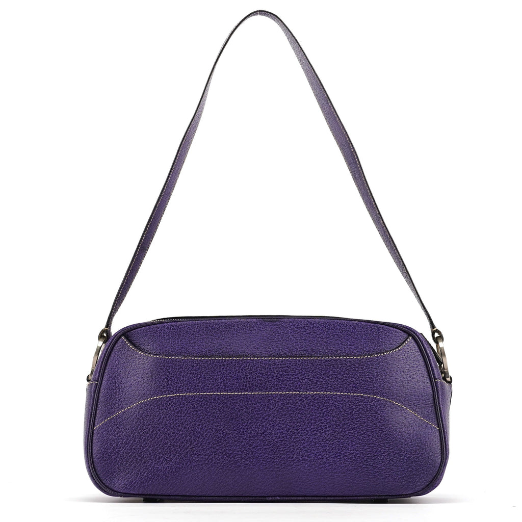 Spring 2000 Purple Leather Shoulder Bag