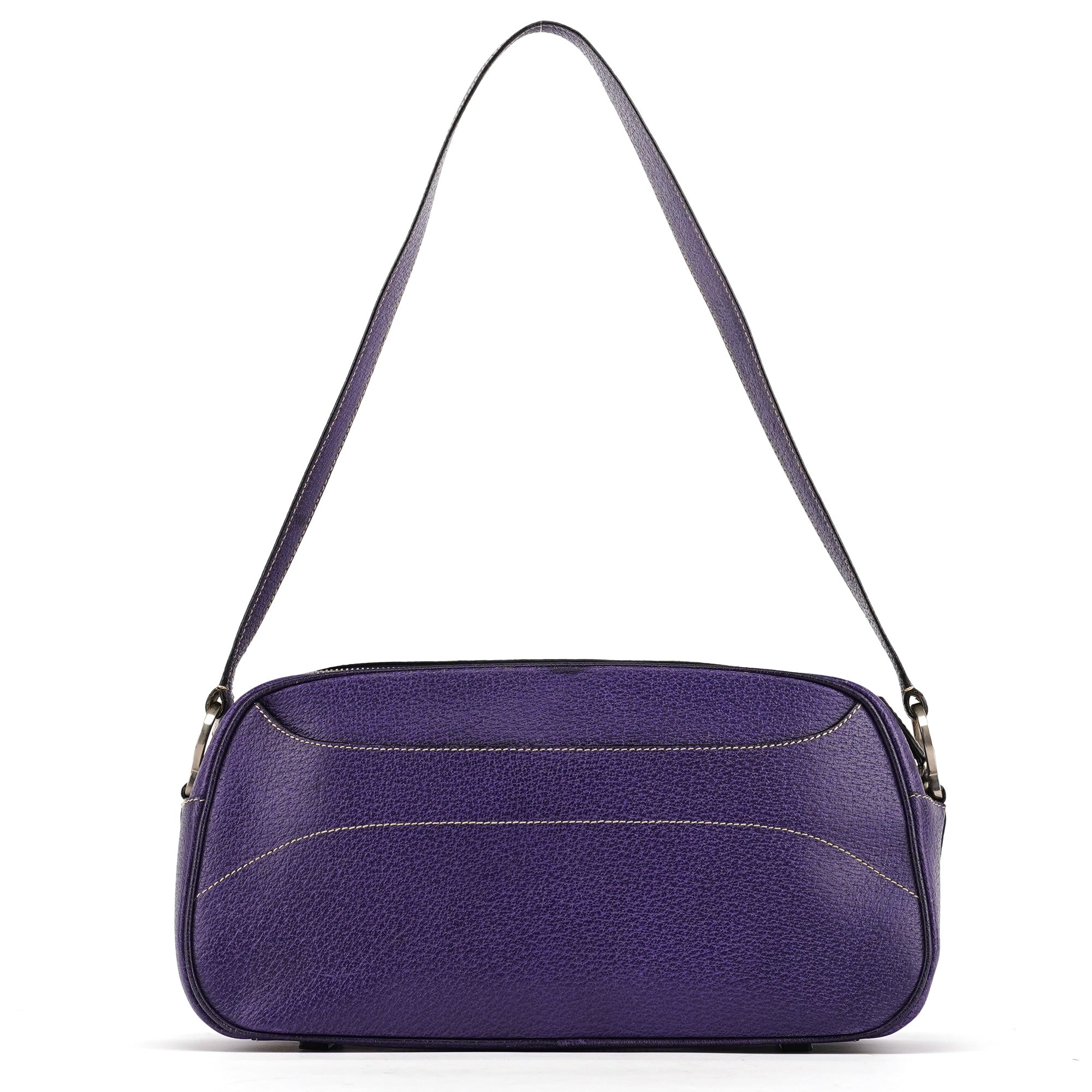 Spring 2000 Purple Leather Shoulder Bag
