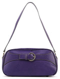 Spring 2000 Purple Leather Shoulder Bag