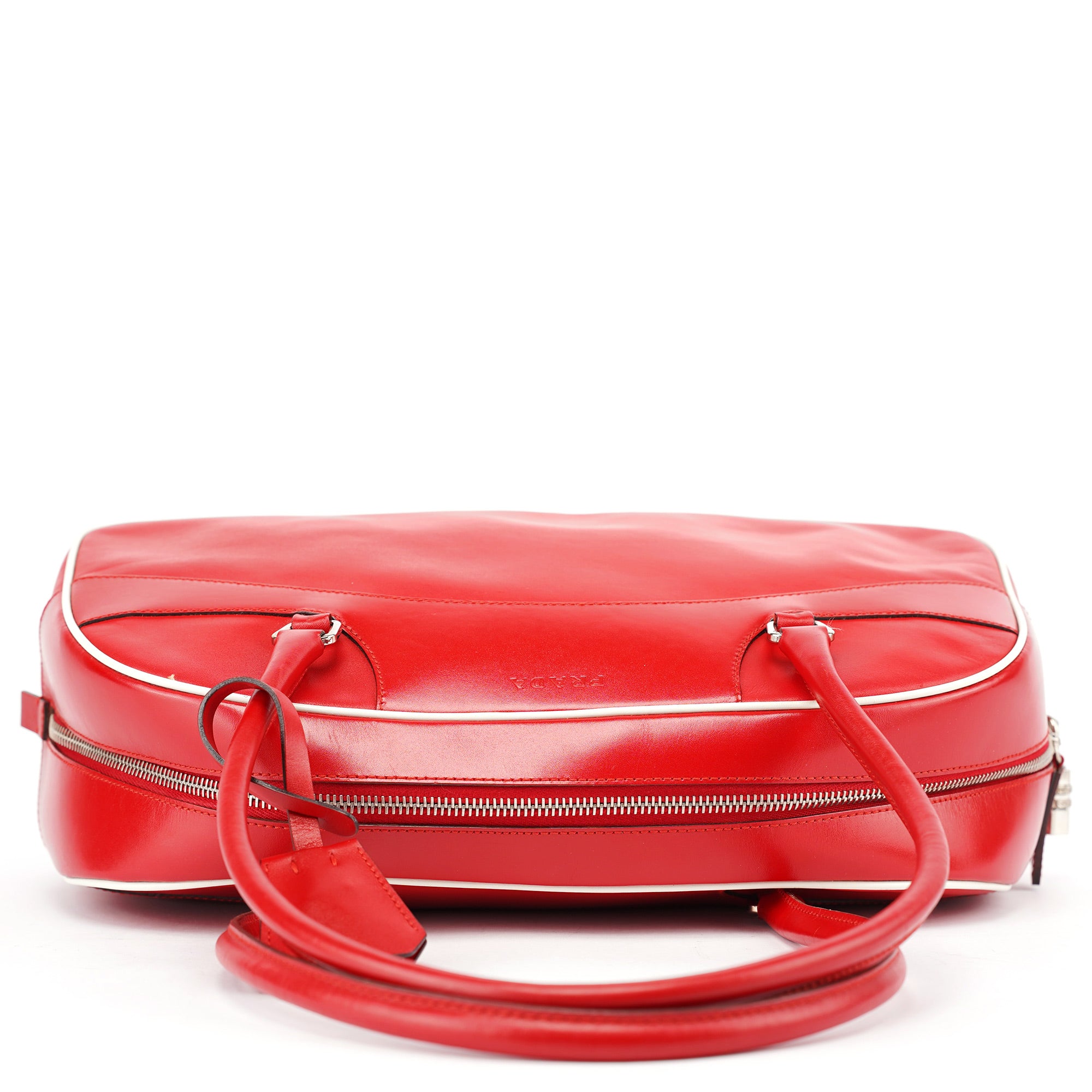 Spring 2000 Red Calfskin Bowling Bag