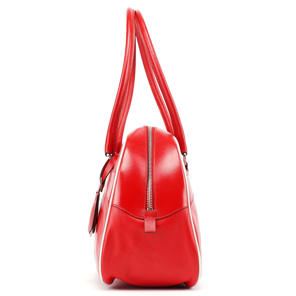 Spring 2000 Red Calfskin Bowling Bag