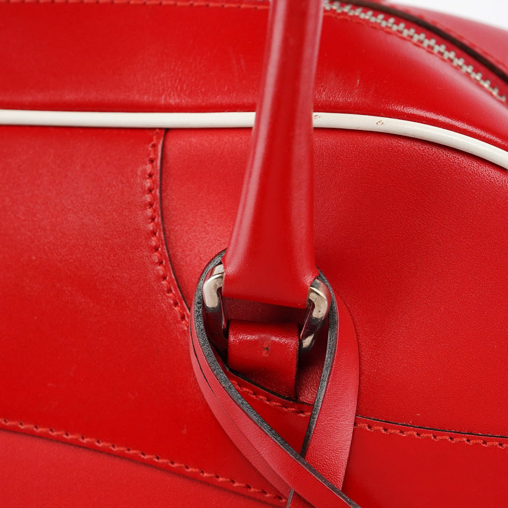 Spring 2000 Red Calfskin Bowling Bag