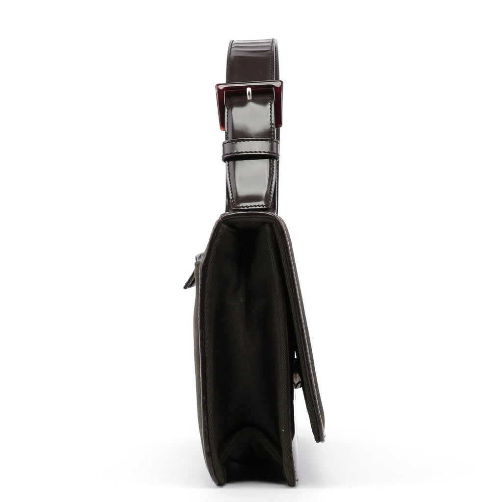 Tessuto Spazzolato Top Handle Bag