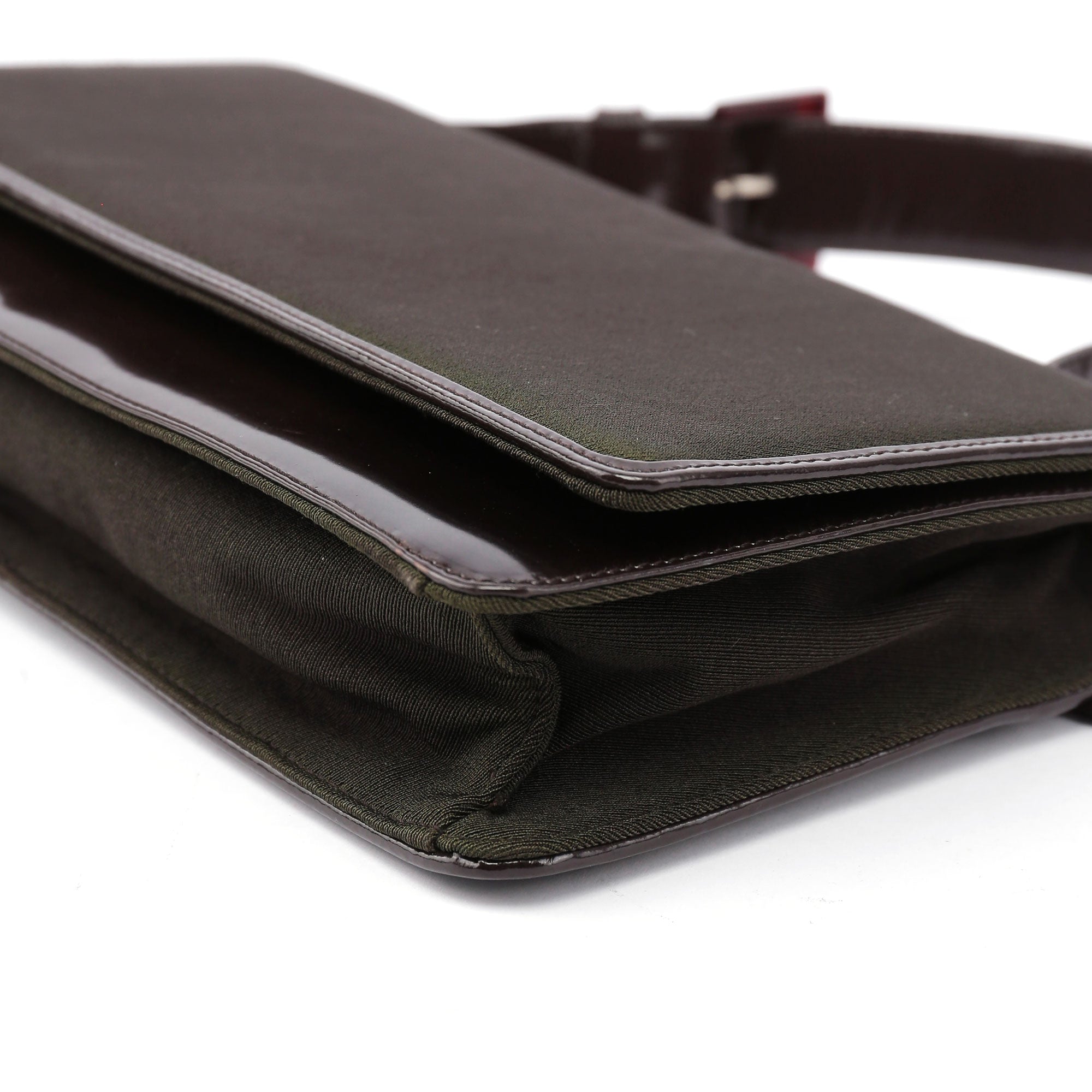 Tessuto Spazzolato Top Handle Bag