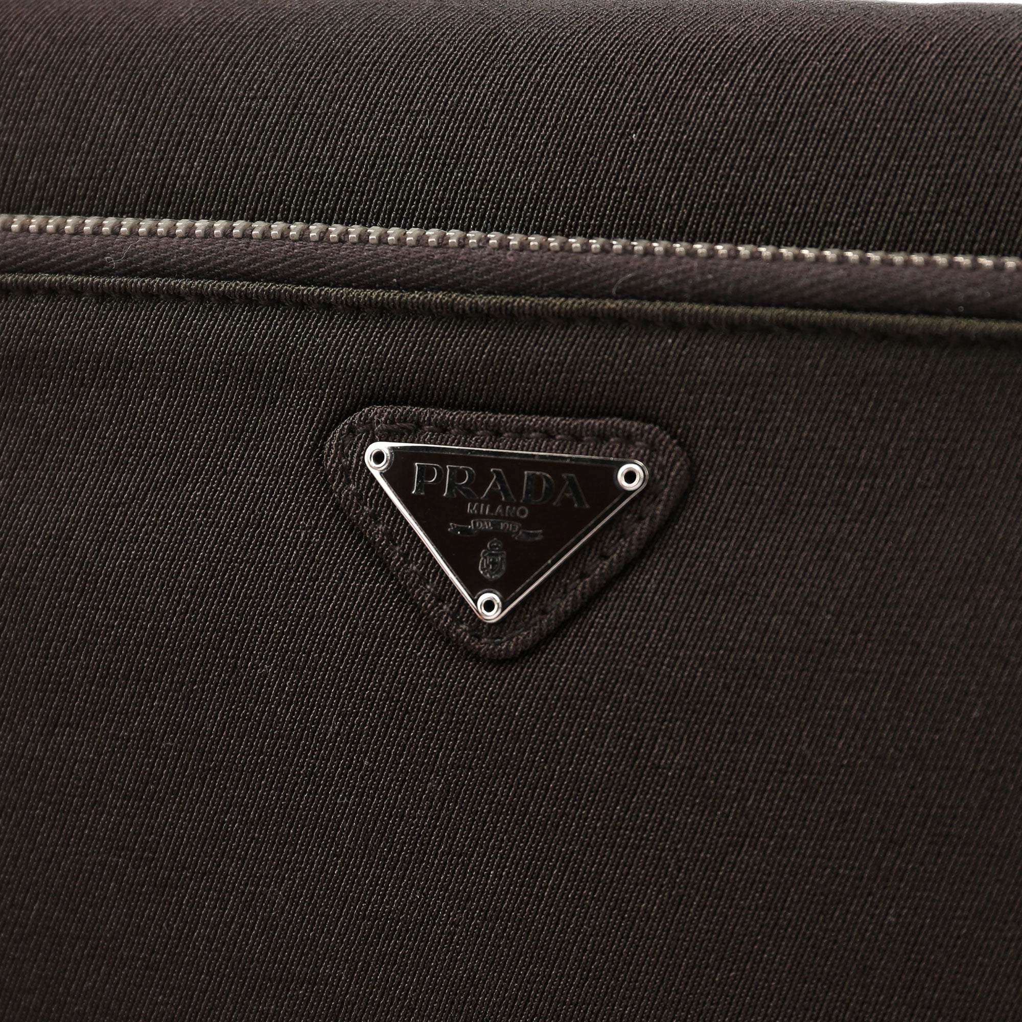 Tessuto Spazzolato Top Handle Bag
