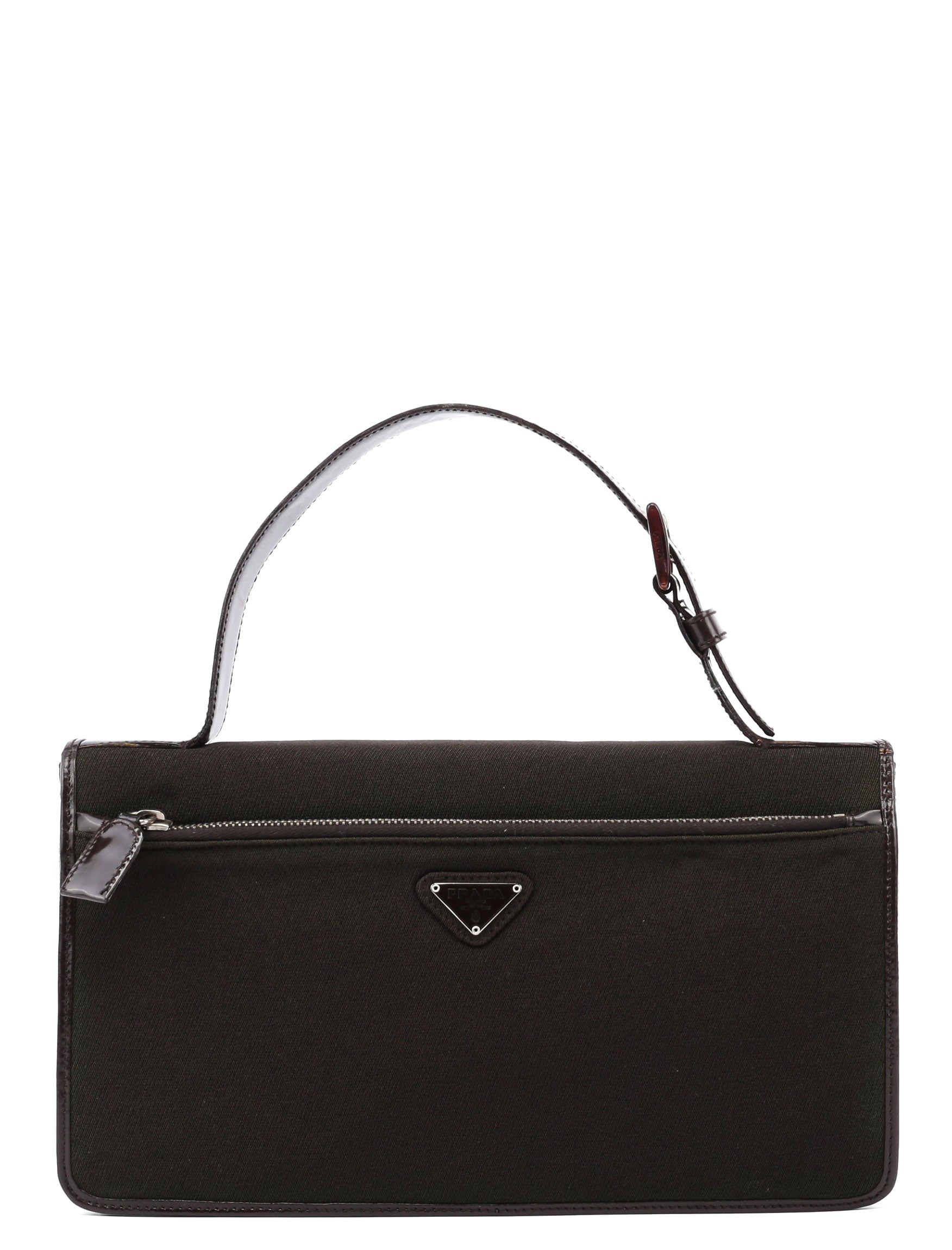 Tessuto Spazzolato Top Handle Bag