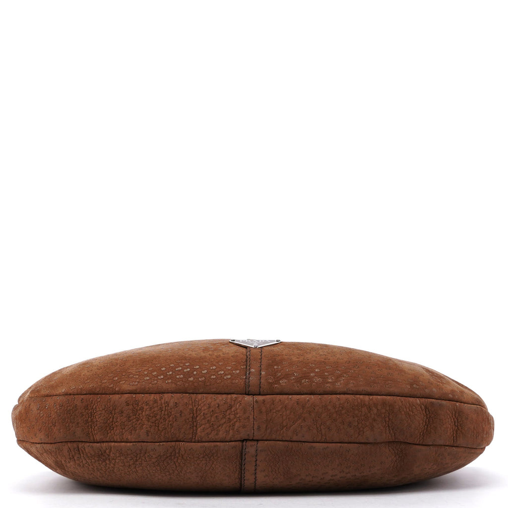 Textured Leather Shoulder Bag