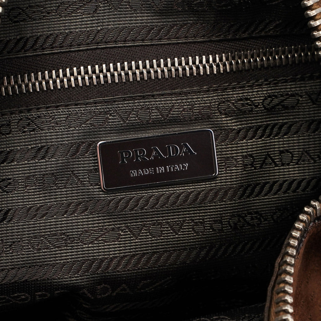 Textured Leather Shoulder Bag