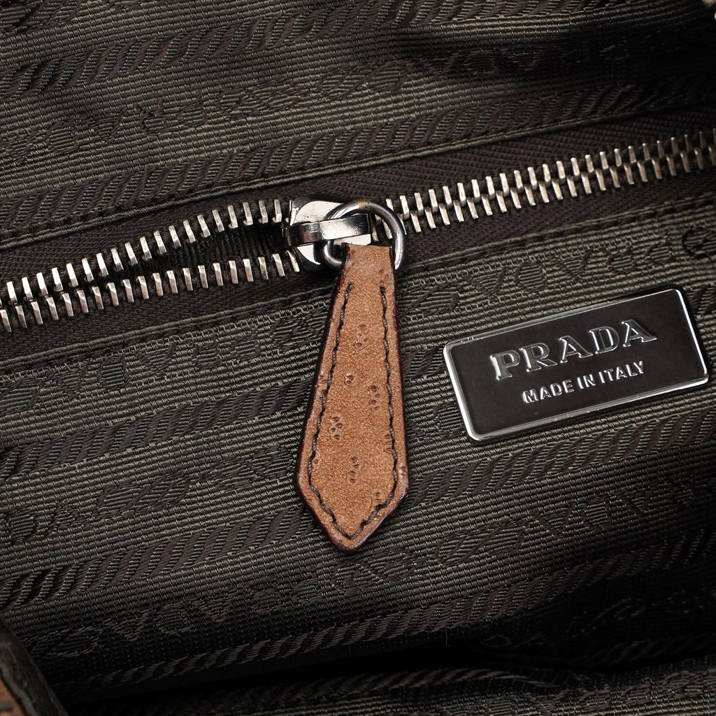 Textured Leather Shoulder Bag