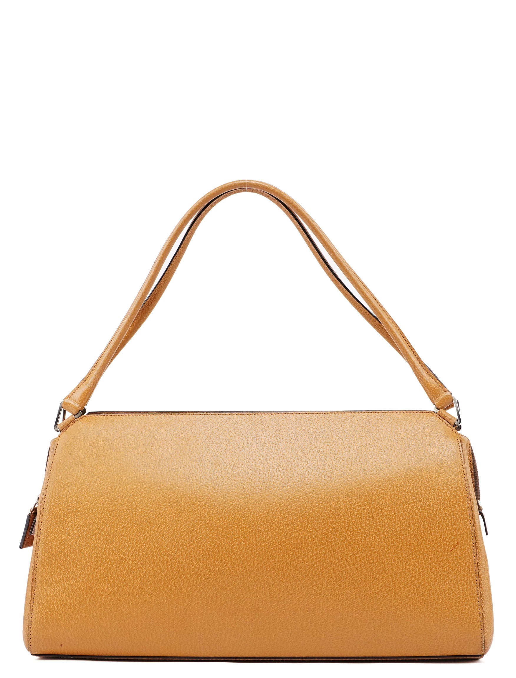 Yellow Chic Dual Handle Shoulder Bag
