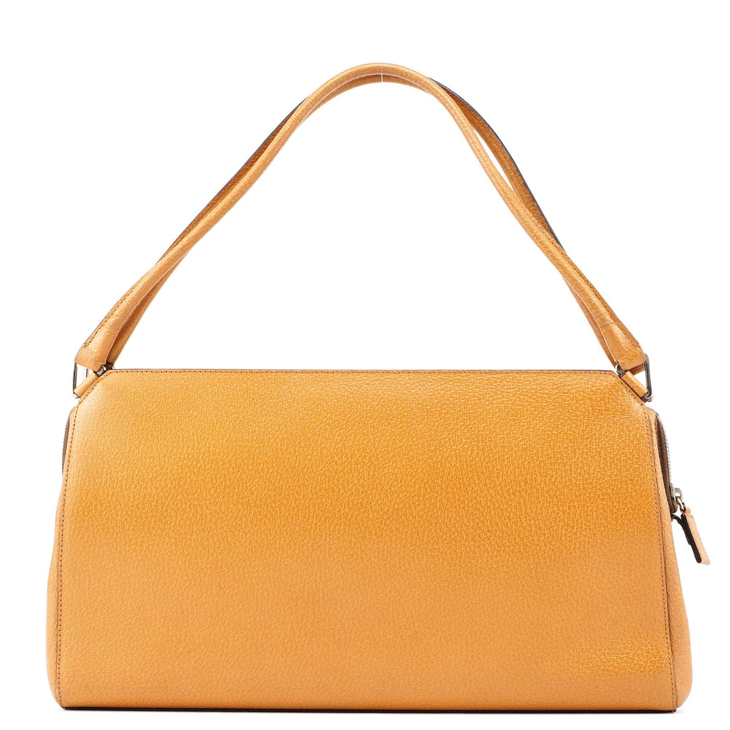 Yellow Chic Dual Handle Shoulder Bag