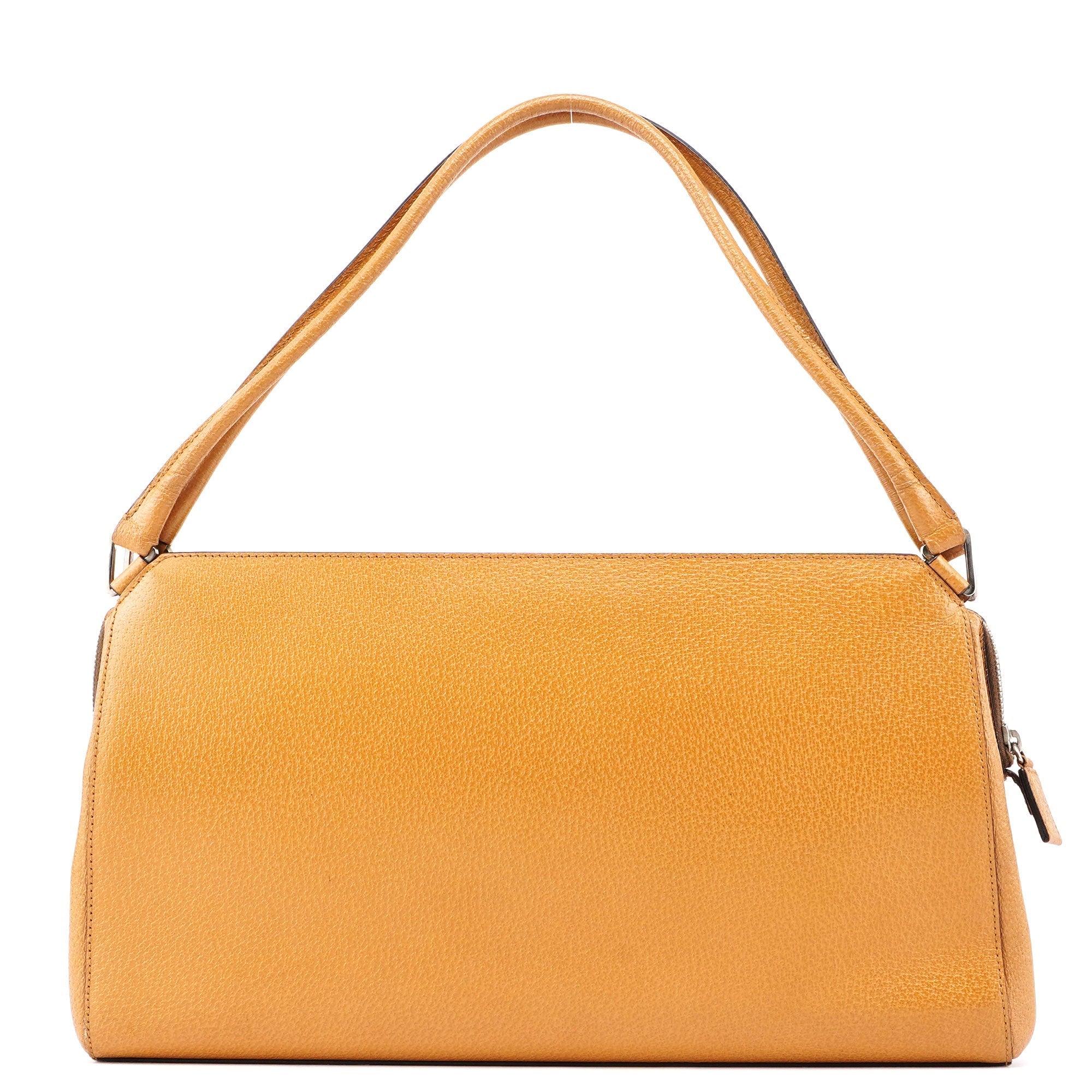 Yellow Chic Dual Handle Shoulder Bag