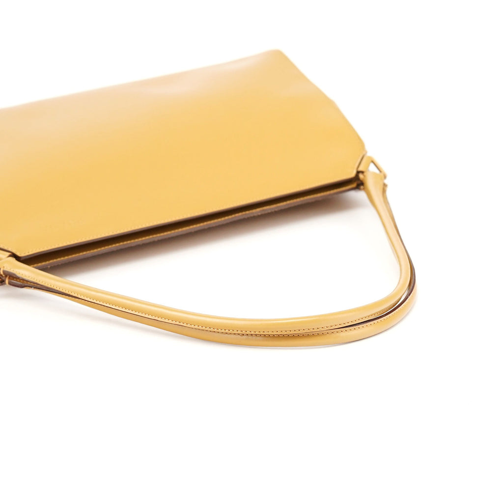 Yellow Vitello Chic Shoulder Bag
