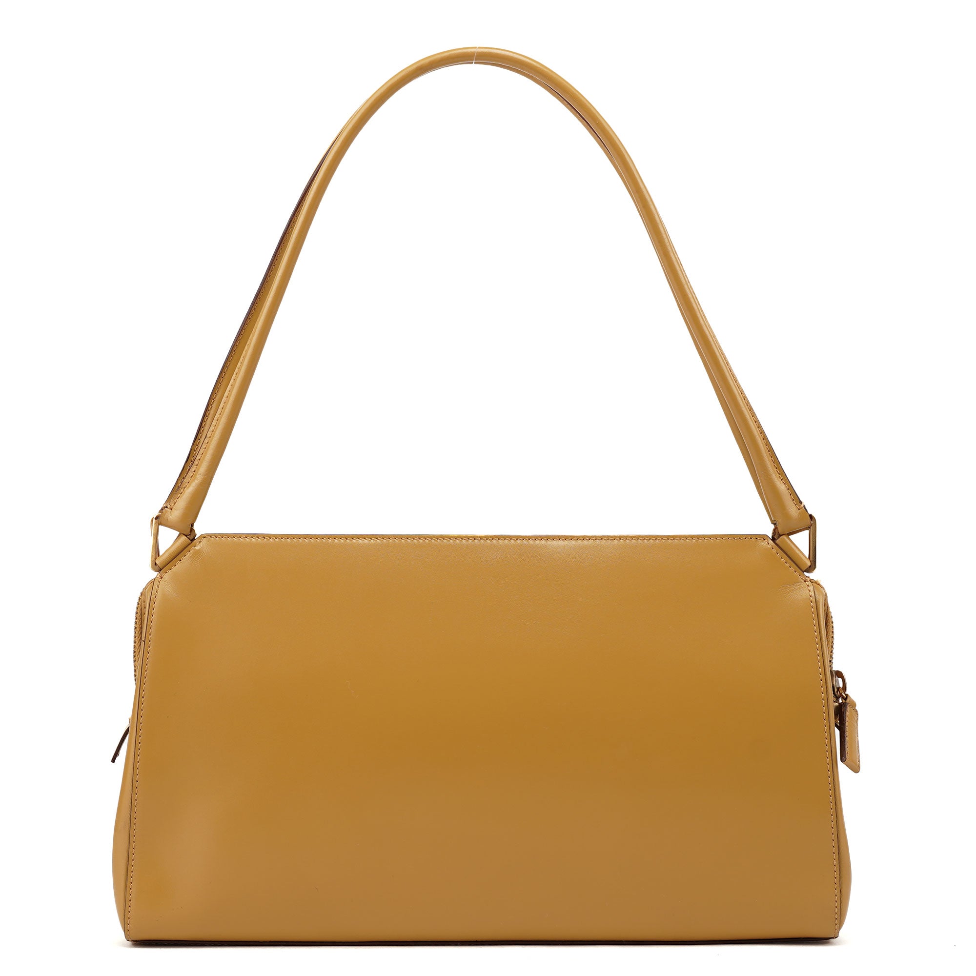 Yellow Vitello Chic Shoulder Bag