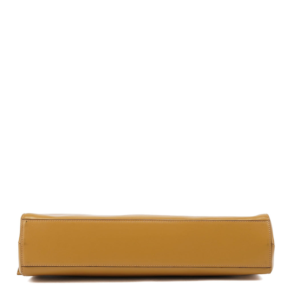 Yellow Vitello Chic Shoulder Bag