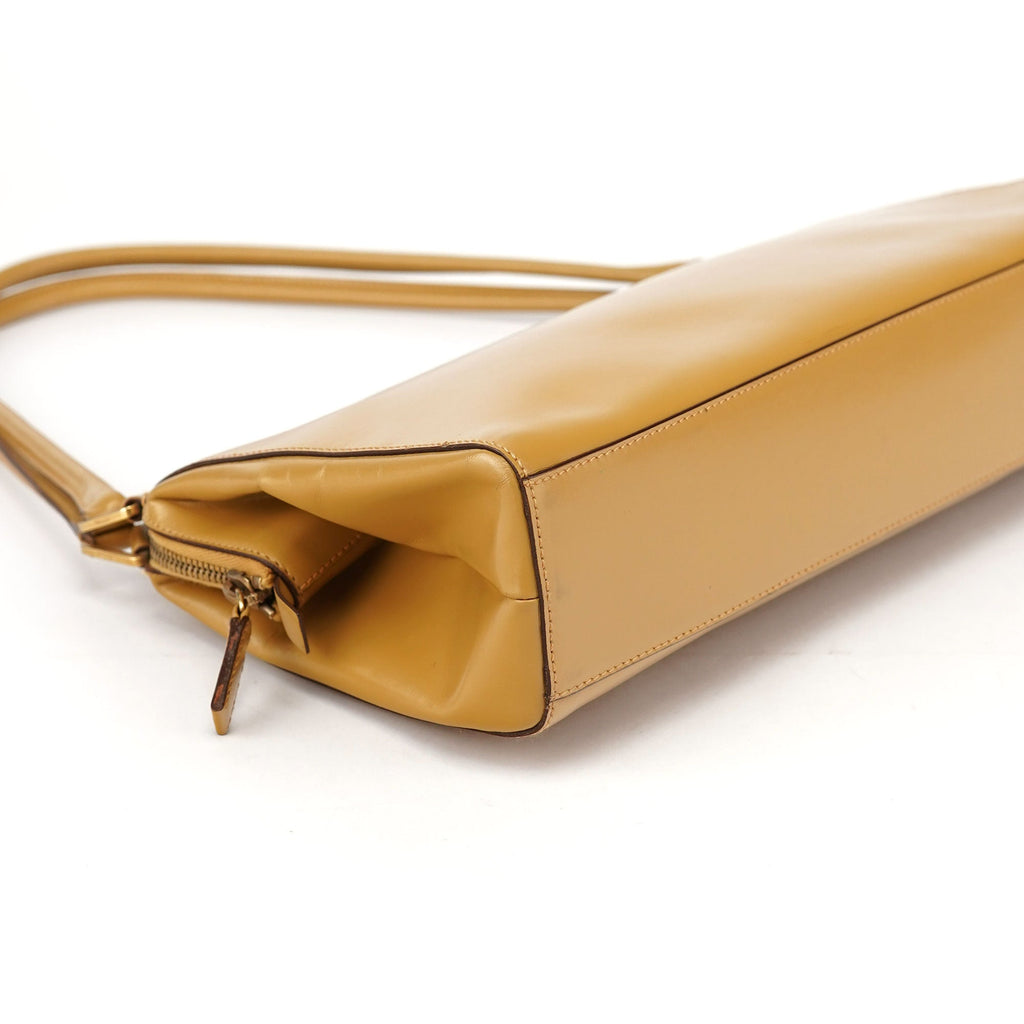Yellow Vitello Chic Shoulder Bag