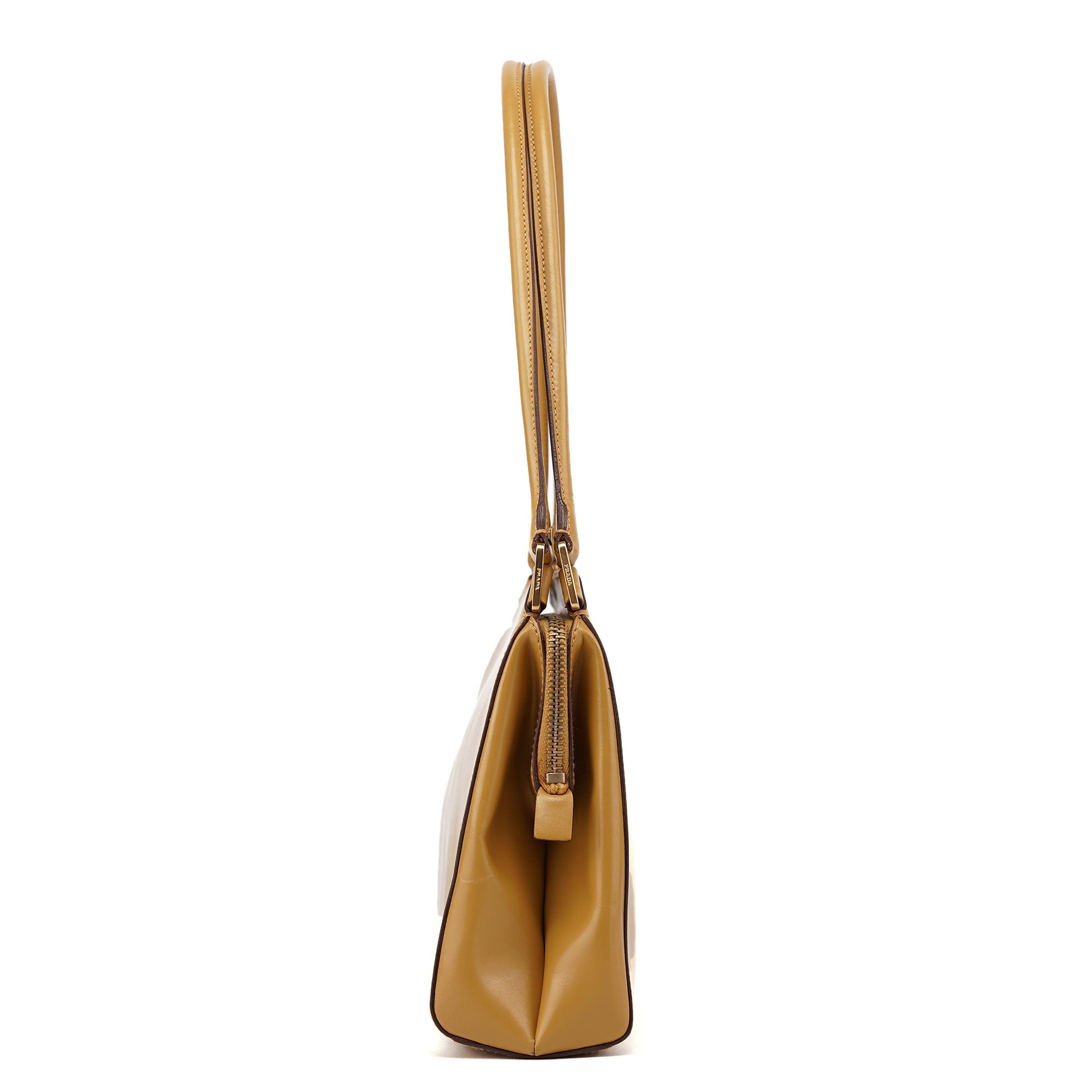 Yellow Vitello Chic Shoulder Bag