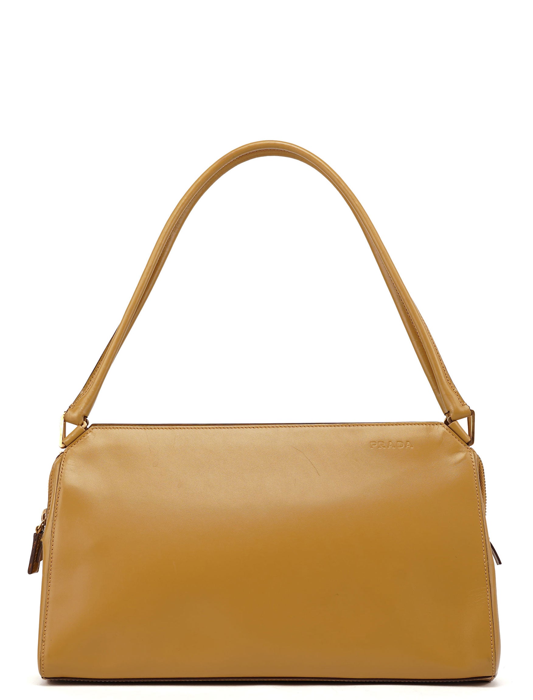 Yellow Vitello Chic Shoulder Bag