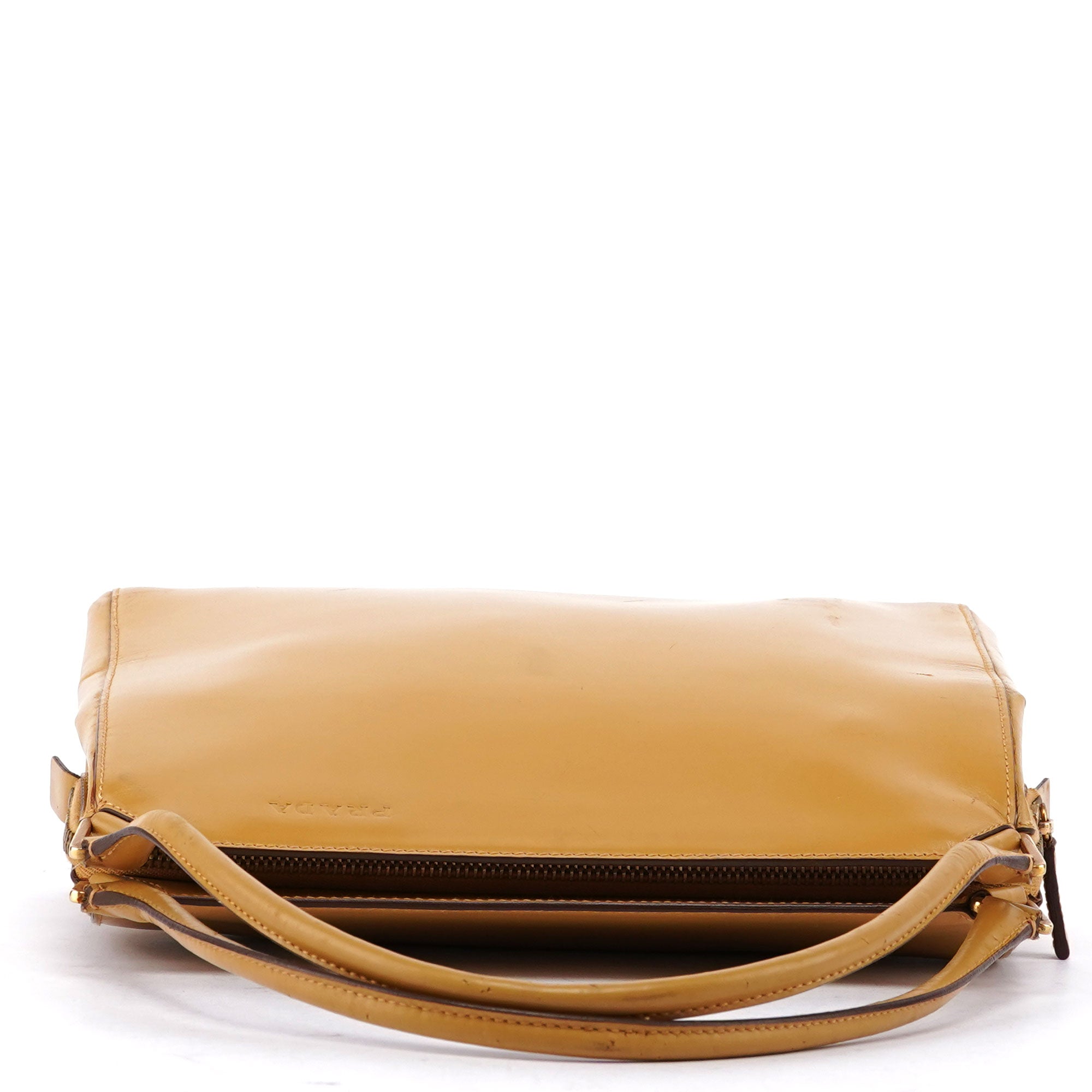 Yellow Vitello Chic Shoulder Bag