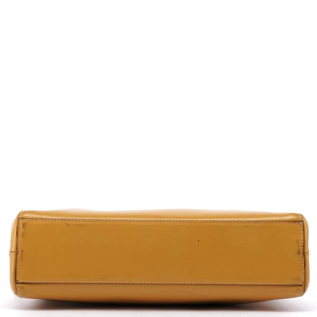 Yellow Vitello Chic Shoulder Bag