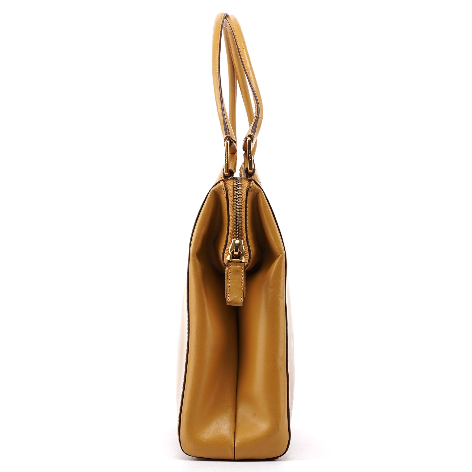 Yellow Vitello Chic Shoulder Bag