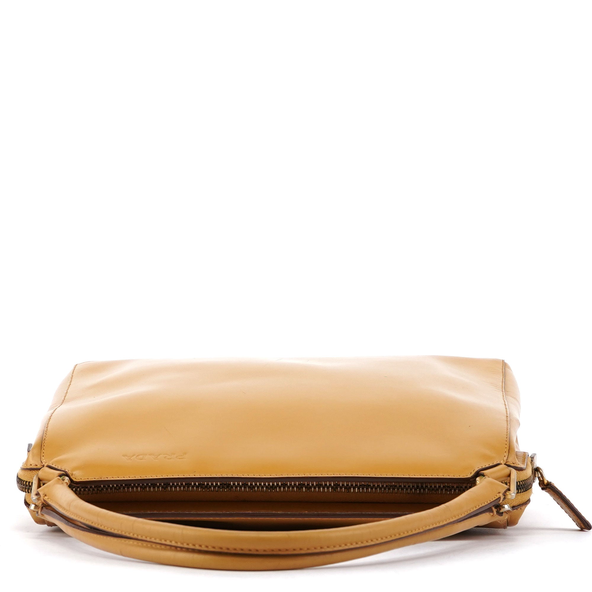 Yellow Vitello Chic Shoulder Bag