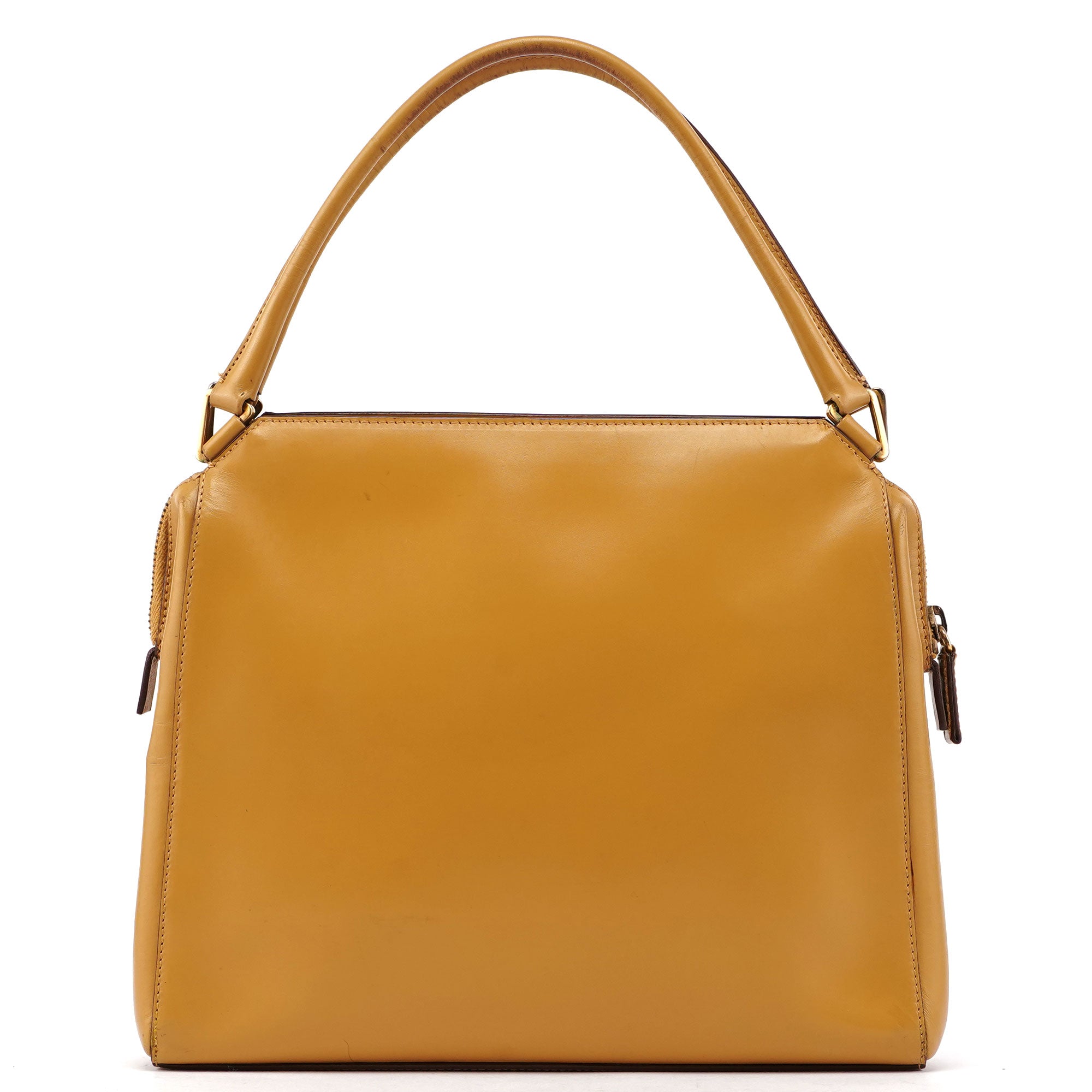 Yellow Vitello Chic Shoulder Bag