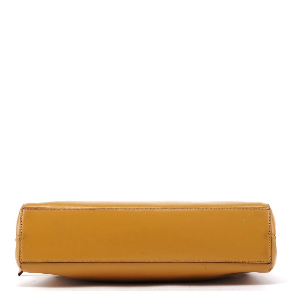 Yellow Vitello Chic Shoulder Bag