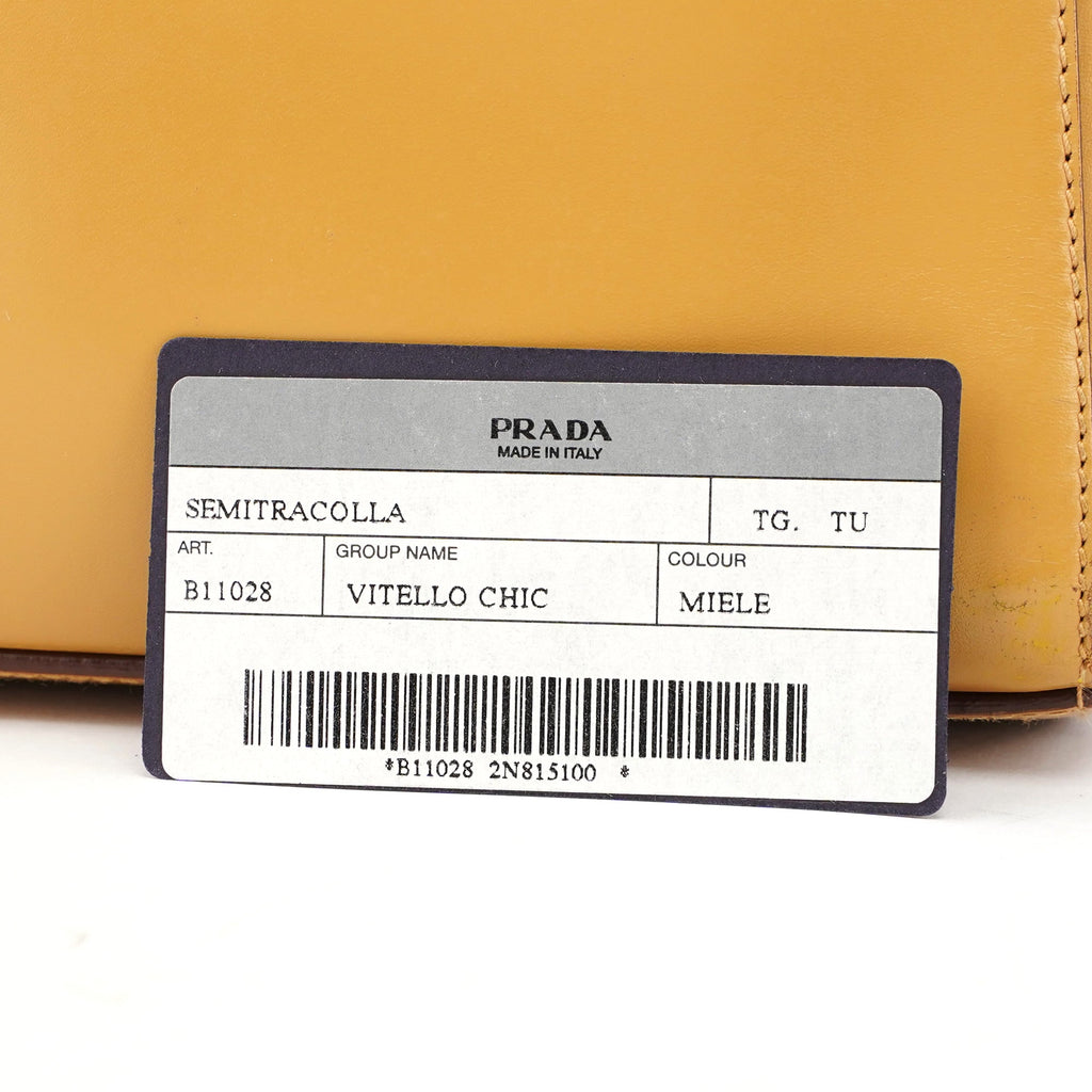 Yellow Vitello Chic Shoulder Bag
