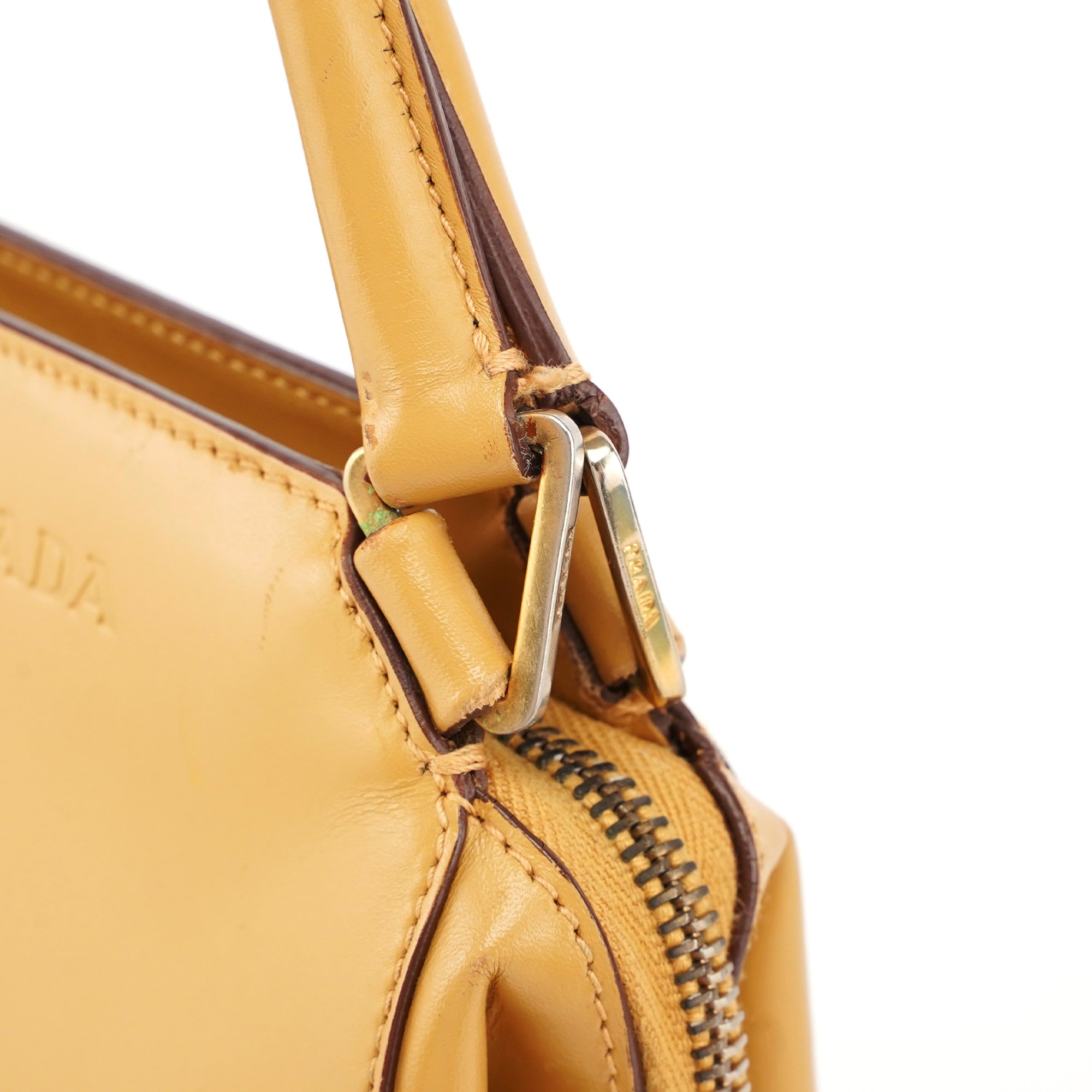 Yellow Vitello Chic Shoulder Bag