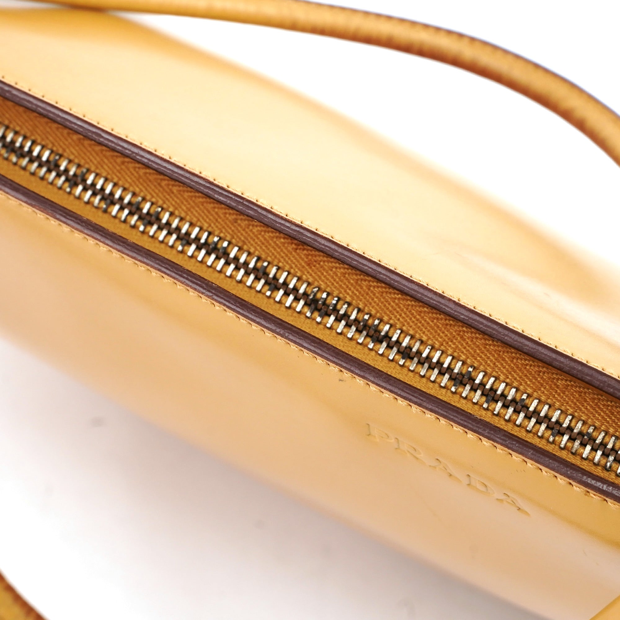 Yellow Vitello Chic Shoulder Bag