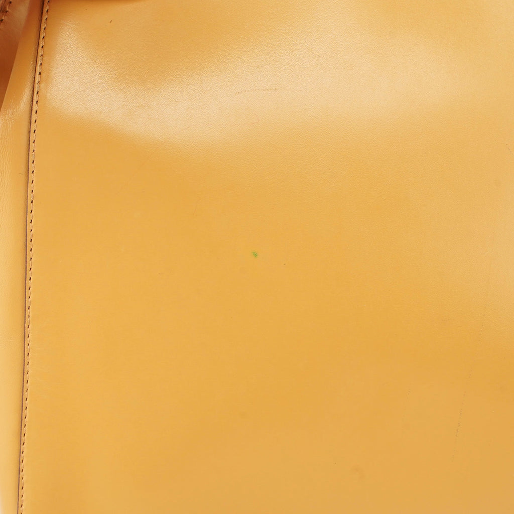 Yellow Vitello Chic Shoulder Bag