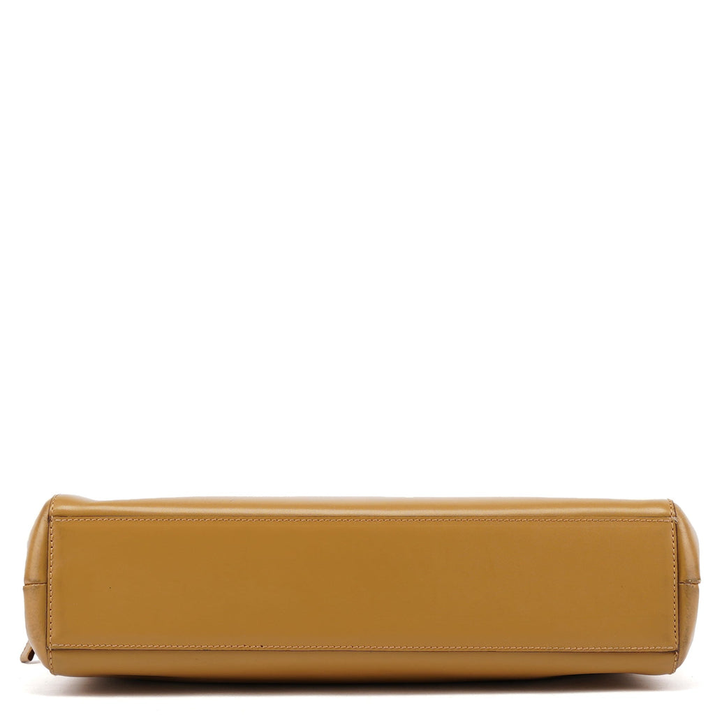 Yellow Vitello Chic Shoulder Bag