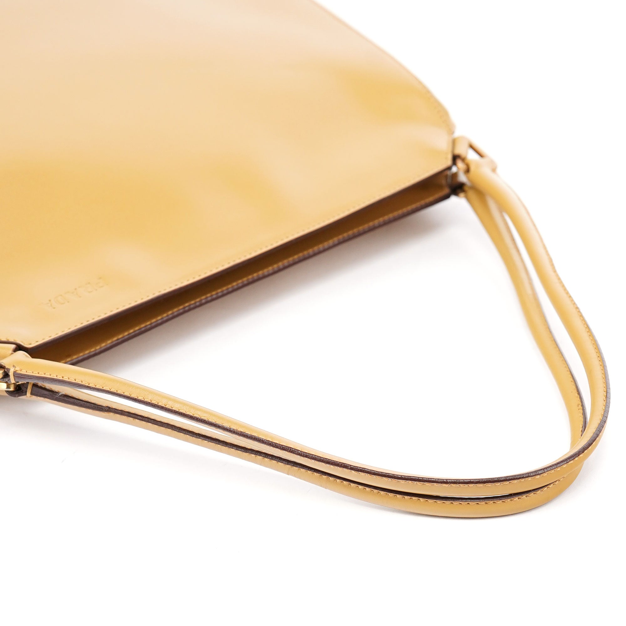 Yellow Vitello Chic Shoulder Bag