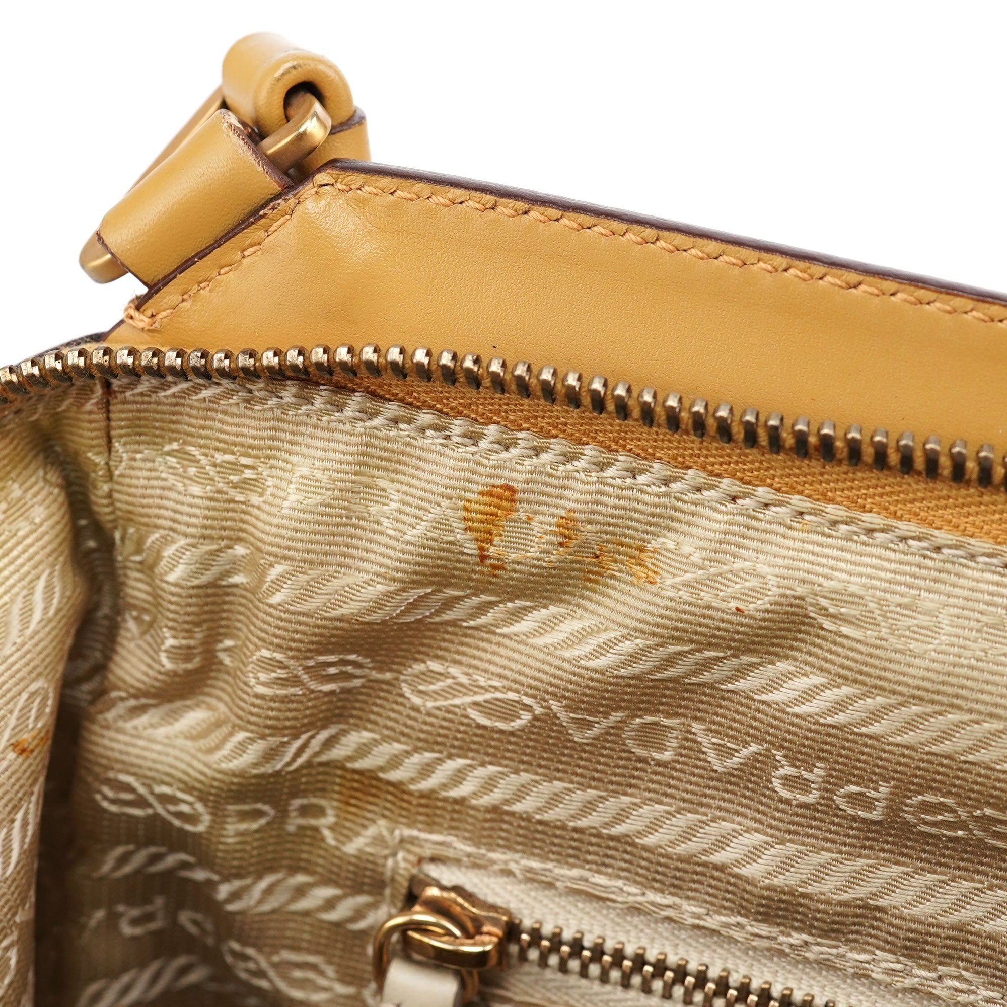 Yellow Vitello Chic Shoulder Bag
